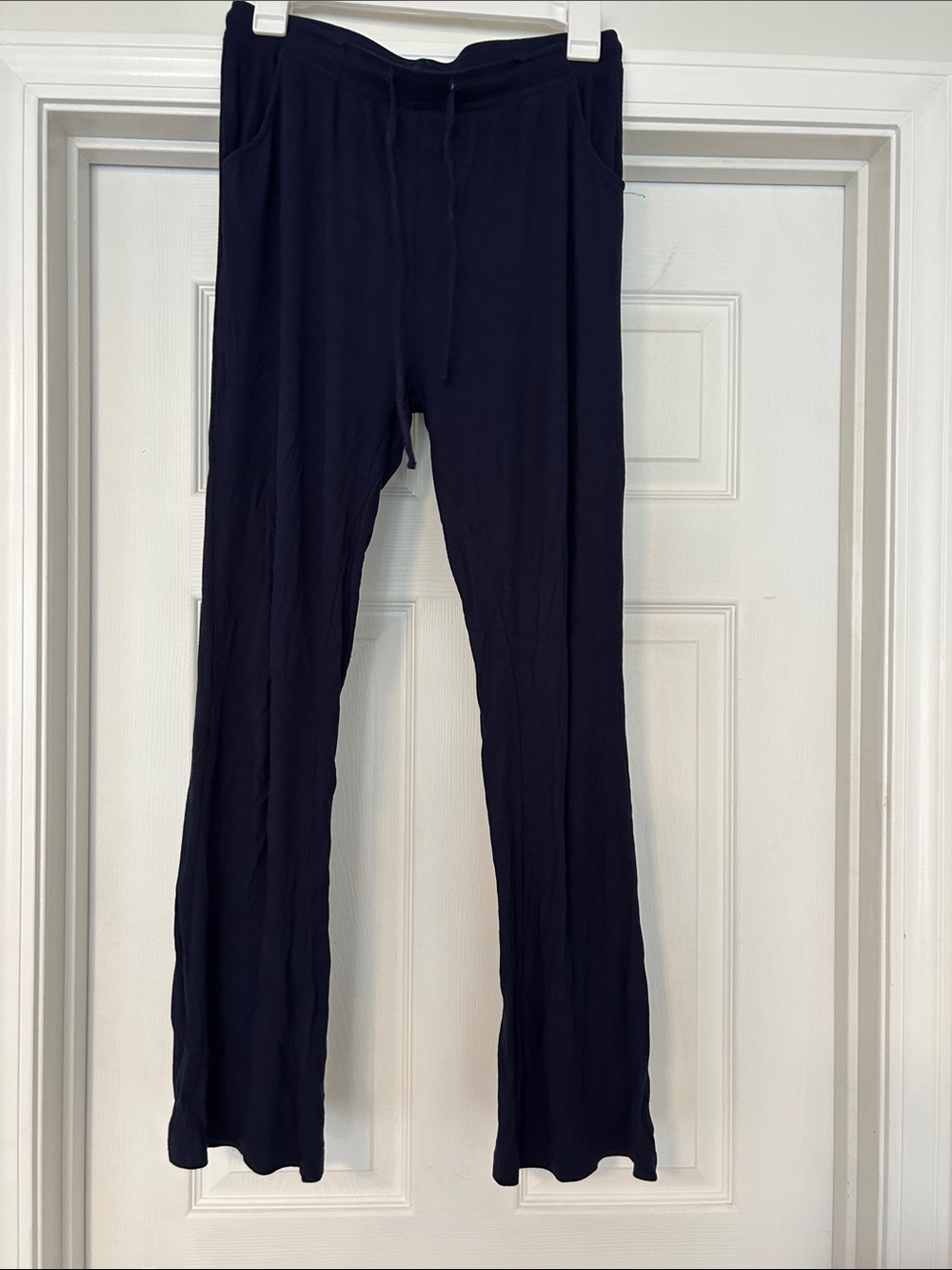 Forever French Navy Blue Wide-Leg Lounge Pants